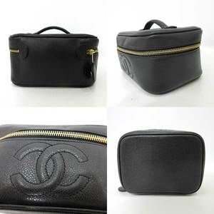 Chanel Pouch Black Vanity Bag